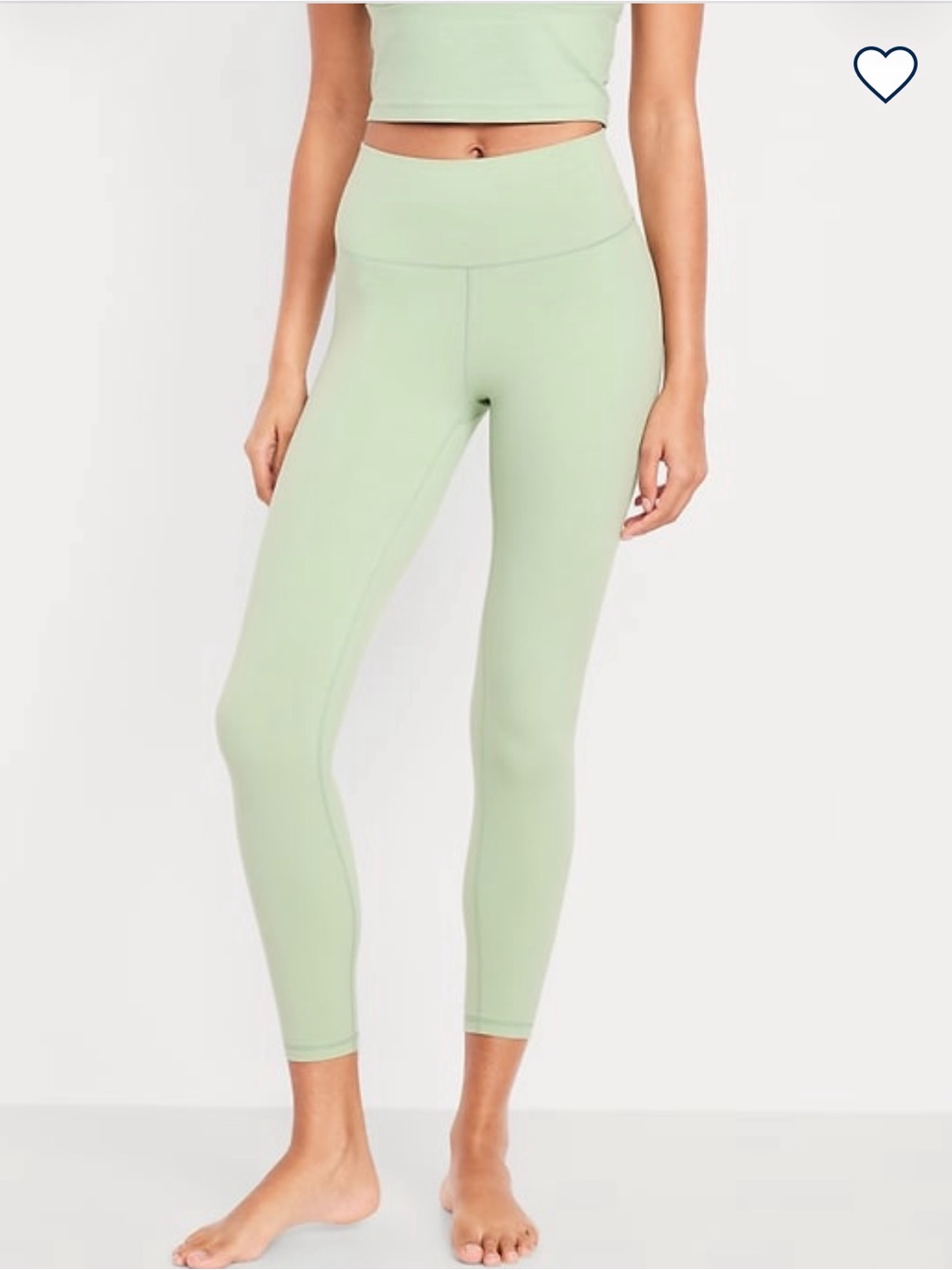 Old Navy High Waisted Studio Smooth 7/8 Leggings